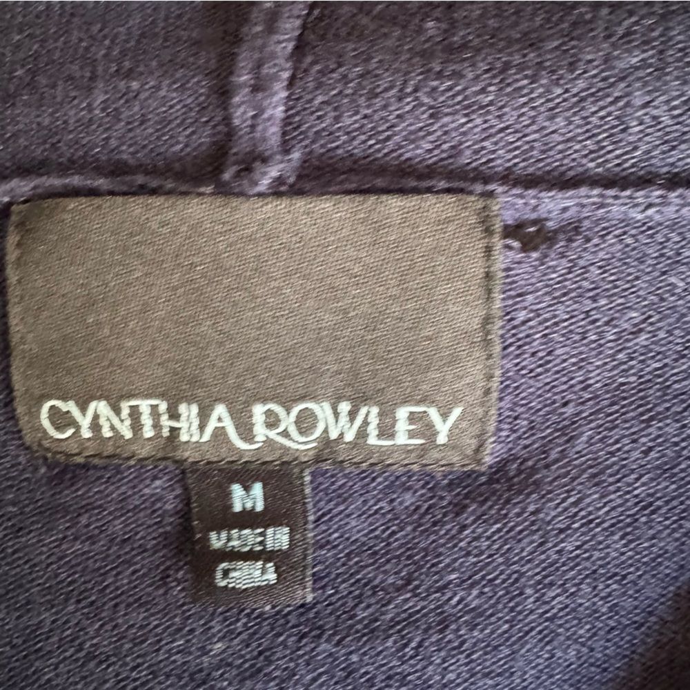 Cynthia Rowley Navy Hoodie Long Sleeves Sweater Dress - Size M - Picture 5 of 8